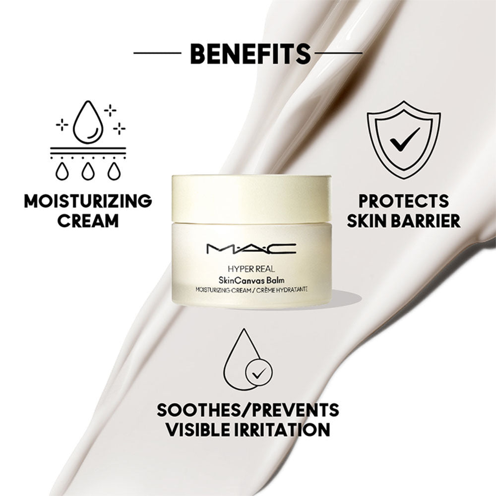 M.A.C Hyper Real Skincanvas Balm Moisturizer With Niacimide, Hyaluronic Acid & Ceramide, 50ml Buy at Indicrest Image 3