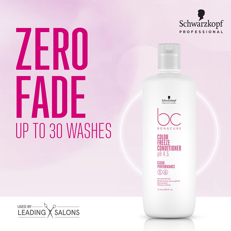 Schwarzkopf Professional Bonacure Color Freeze Conditioner pH 4.5, 1000ml Buy at Indicrest Image 2