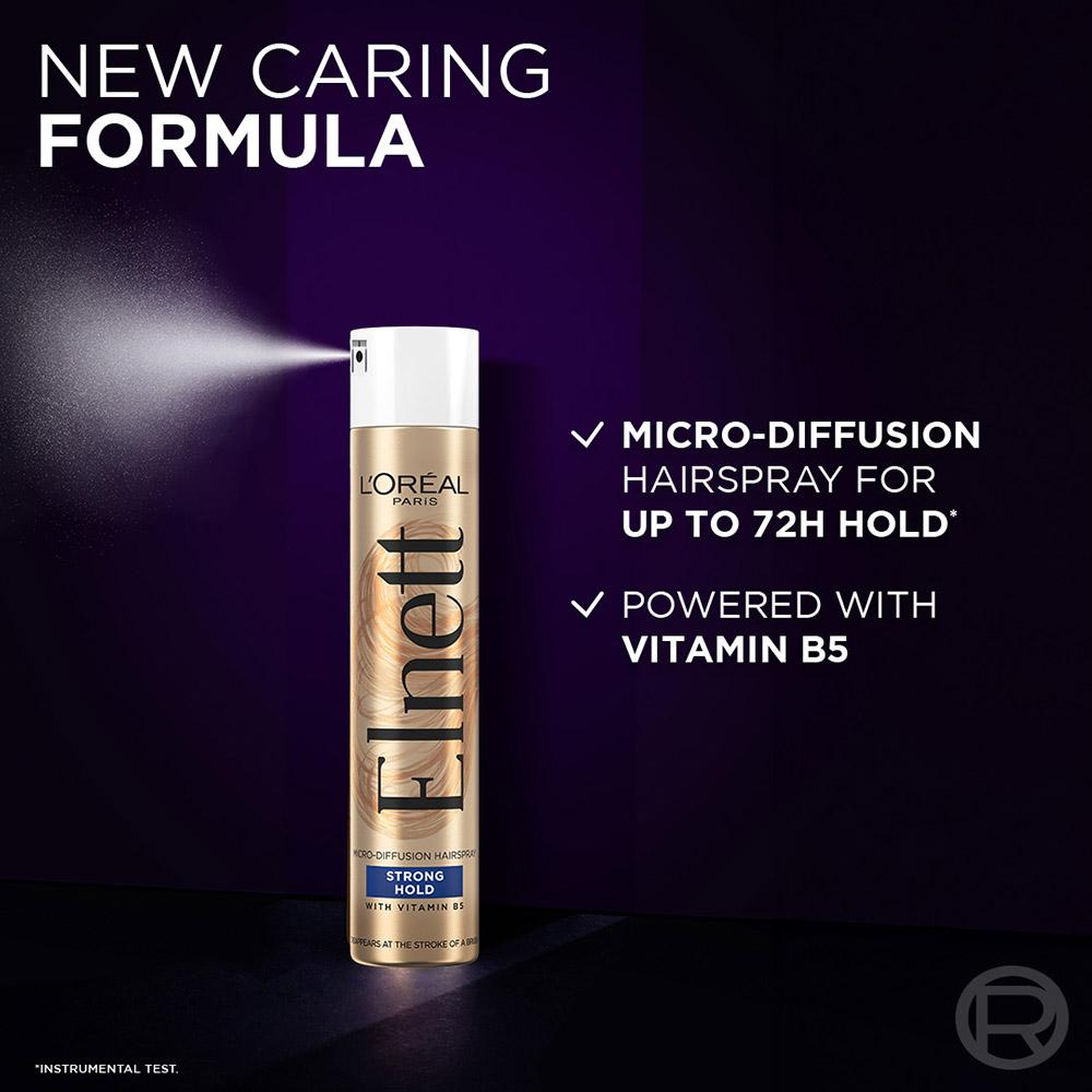L'Oreal Paris Elnett Strong Hold Micro-Diffusion Hair Spray, 400ml Buy at Indicrest Image 3