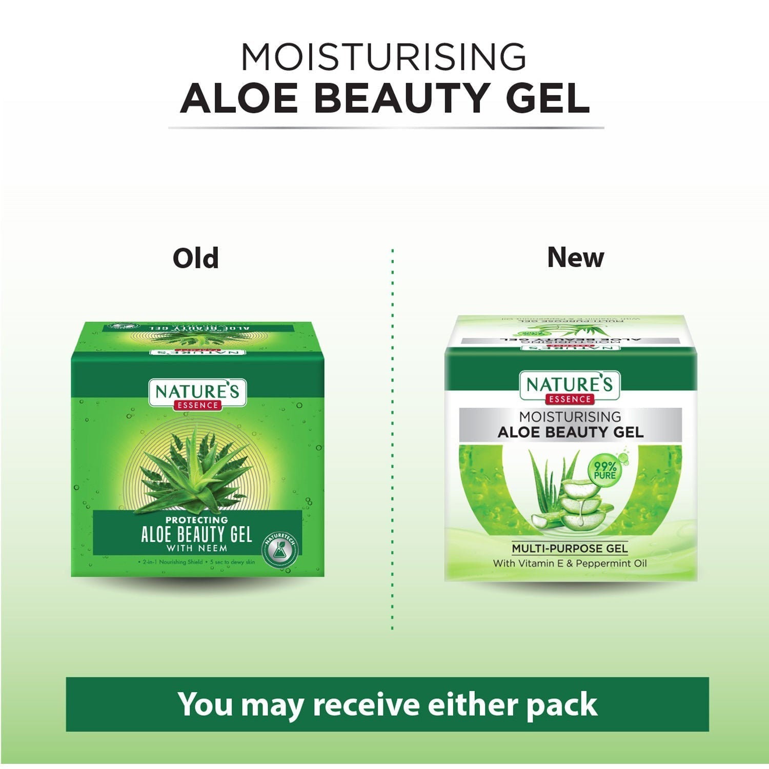 Nature's Essence Moisturising Aloe Beauty Gel, 100g Buy at Indicrest Image 3