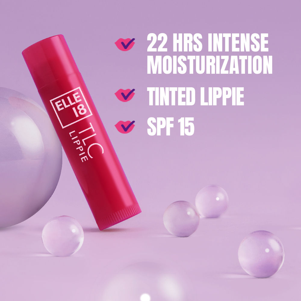 Elle 18 TLC Lippie Lip Balm - Raspberry, 4.5g Buy at Indicrest Image 7