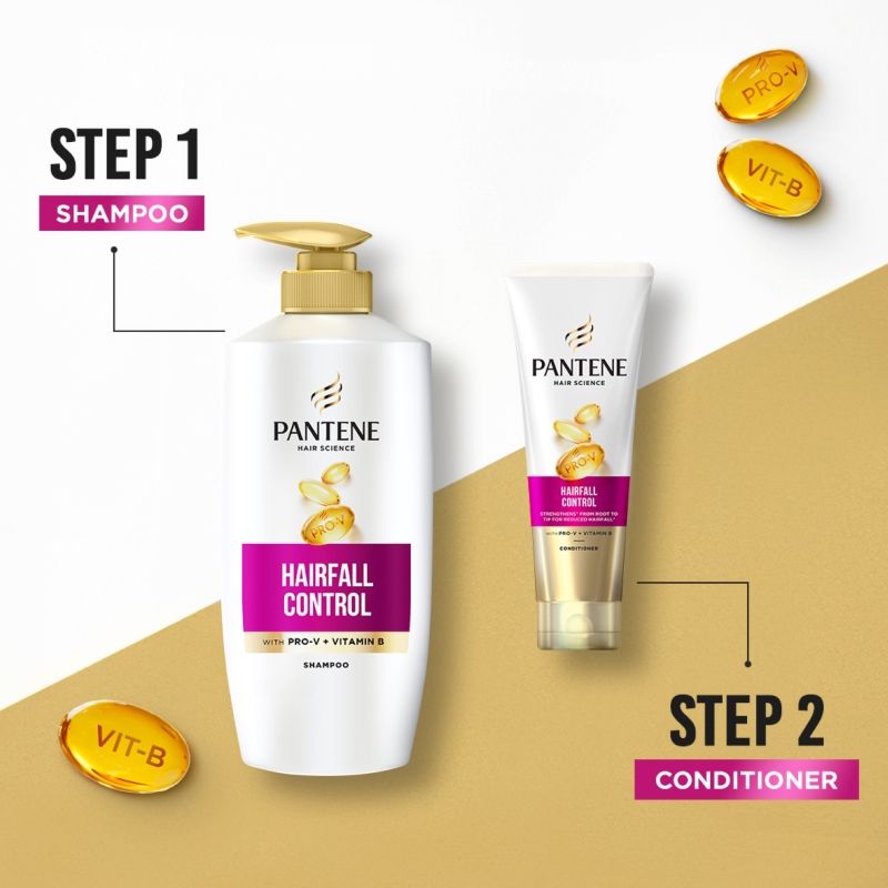 Pantene Advanced Hair Fall Solution Hair Fall Control Conditioner, 200ml Buy at Indicrest Image 4