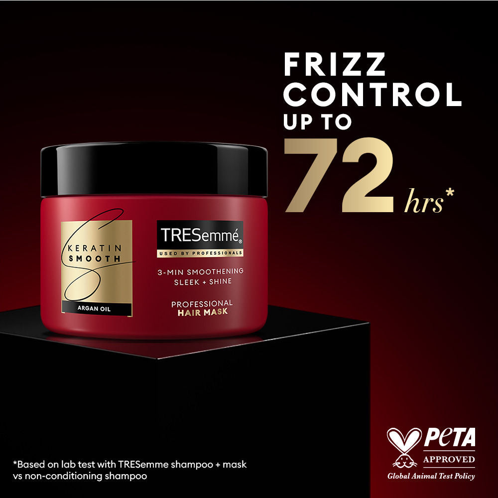TRESemme Keratin Smooth Deep Conditioning Hair Mask for Stronger Smoother Hair with Argan Oil, 300ml Buy at Indicrest Image 5