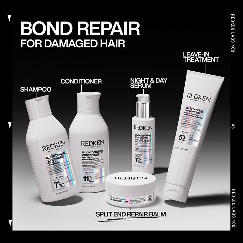 Redken Acidic Bonding Concentrate Leave-In Treatment - Bond Repair For Damaged Hair, 150ml