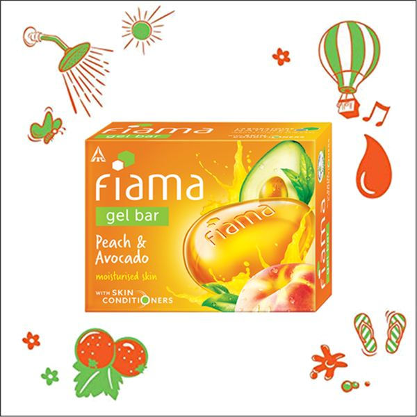 Fiama Peach & Avocado Gel Bar for Moisturized Skin, Skin Friendly PH, Soft & Happy Skin, 125g Buy at Indicrest Image 5