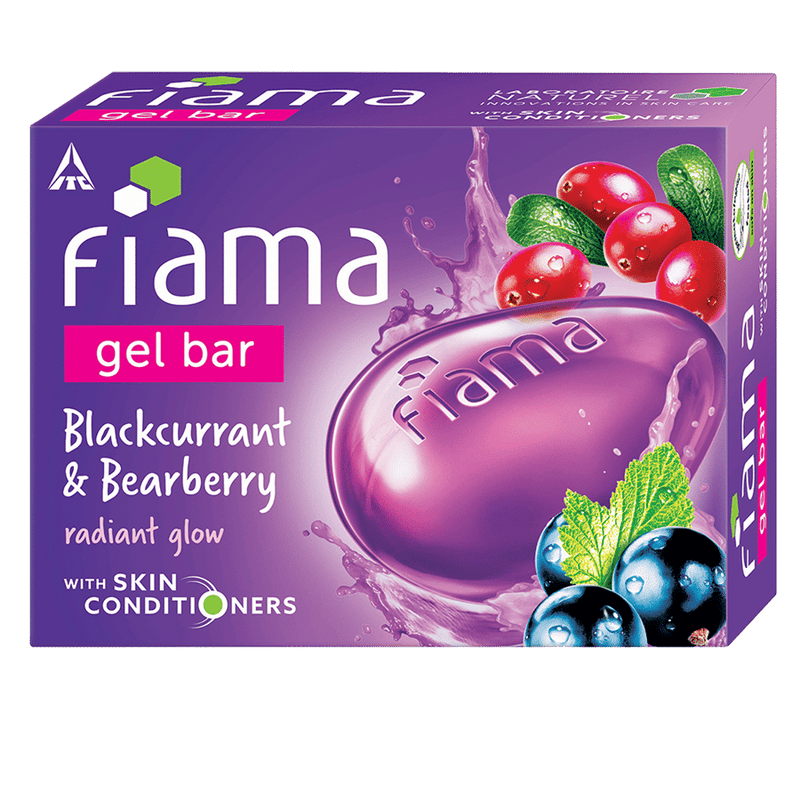 Fiama Blackcurrant & Bearberry Gel Bar for Radiant Glowing & Hydrating Skin, Soft & Happy Skin, 125g Buy at Indicrest