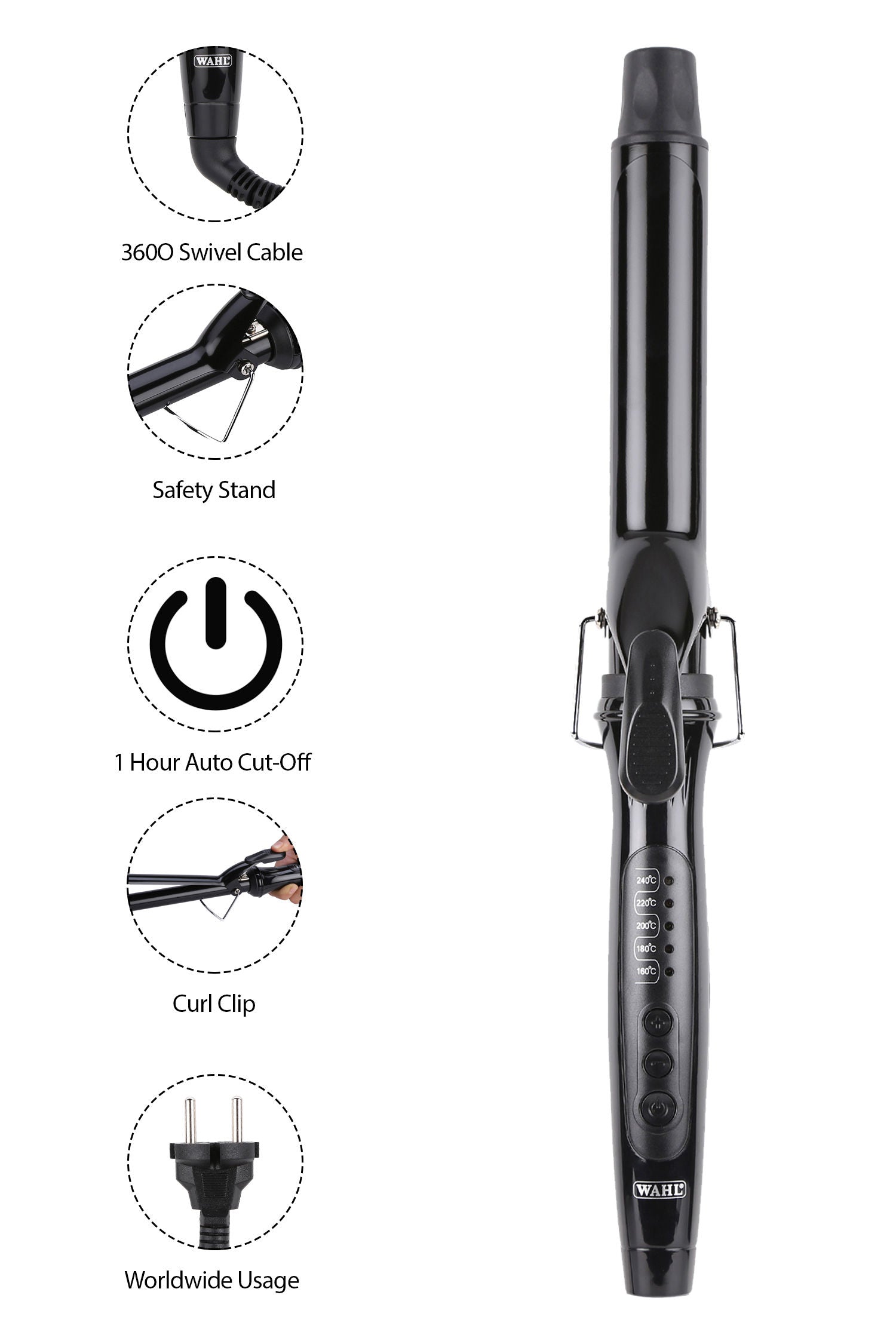 Wahl Twirl 2 Curl 28mm - Black Buy at Indicrest Image 5