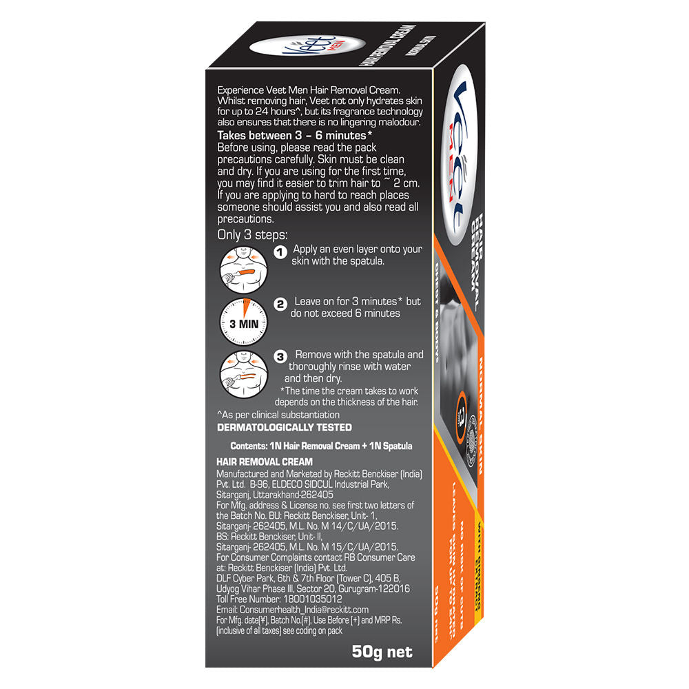 Veet Hair Removal Cream For Men For Normal Skin, 50g Buy at Indicrest Image 8