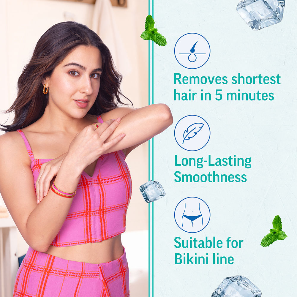 Veet Pure Hair Removal Cream For Women For Dry To Normal Skin, 30g Buy at Indicrest Image 9