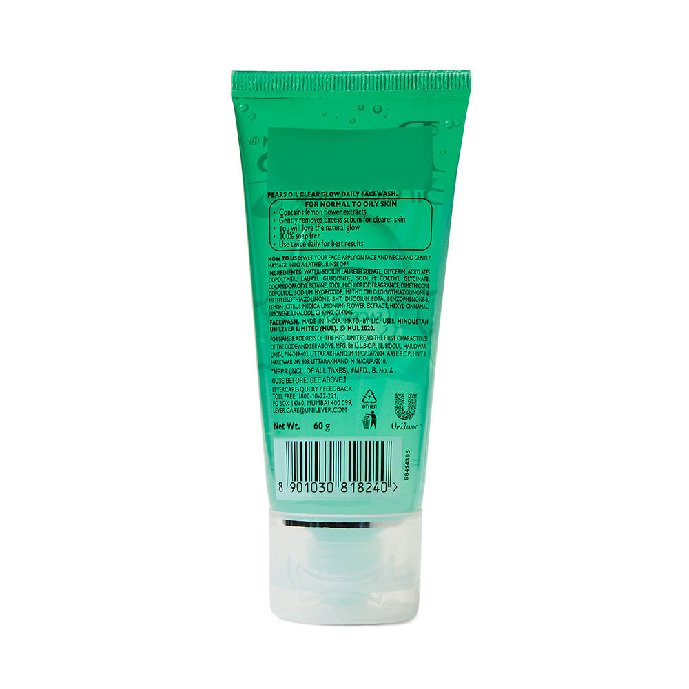Pears Oil Clear Facewash Ultra Mild pH Balanced with Lemon Flower Extract, 60g Buy at Indicrest Image 13
