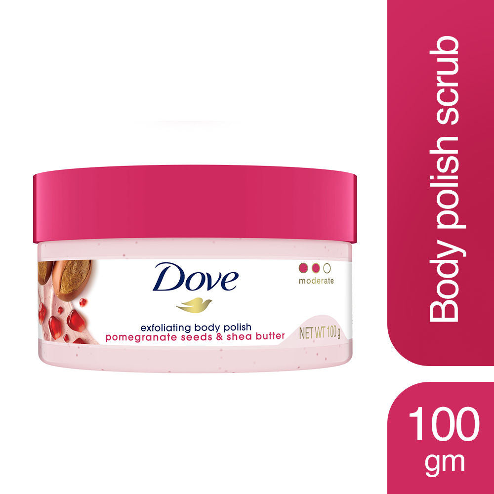 Dove Pomegranate Seeds & Shea Butter Exfoliating Body Scrub, 100g Buy at Indicrest