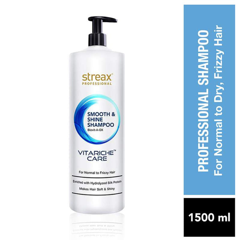 Streax Professional Vitariche Care Smooth & Shine For Normal to Dry Hair, 1500ml Buy at Indicrest