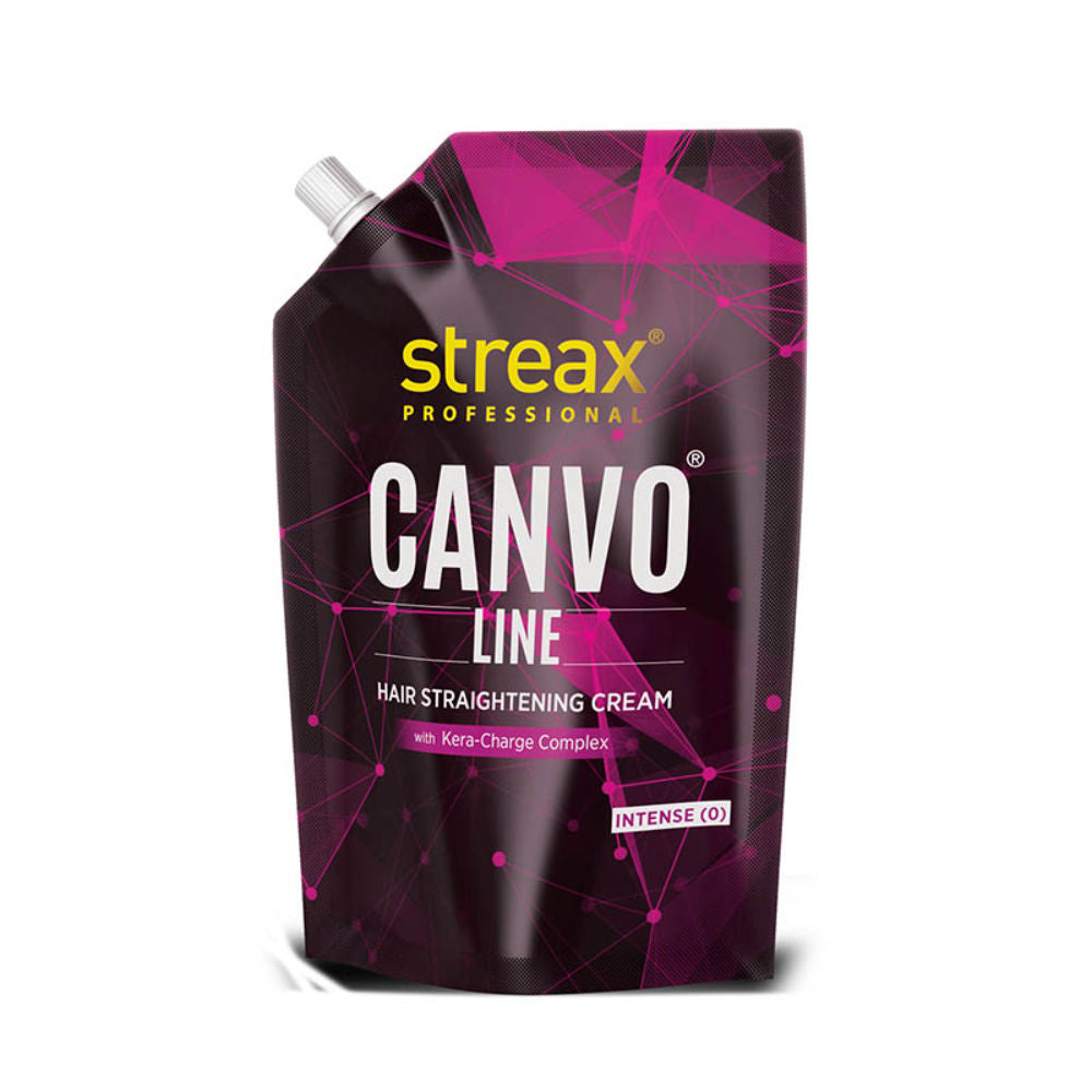 Streax Professional Canvoline hair straightening cream For curly & frizzy hair, Intense, 500g Buy at Indicrest Image 8