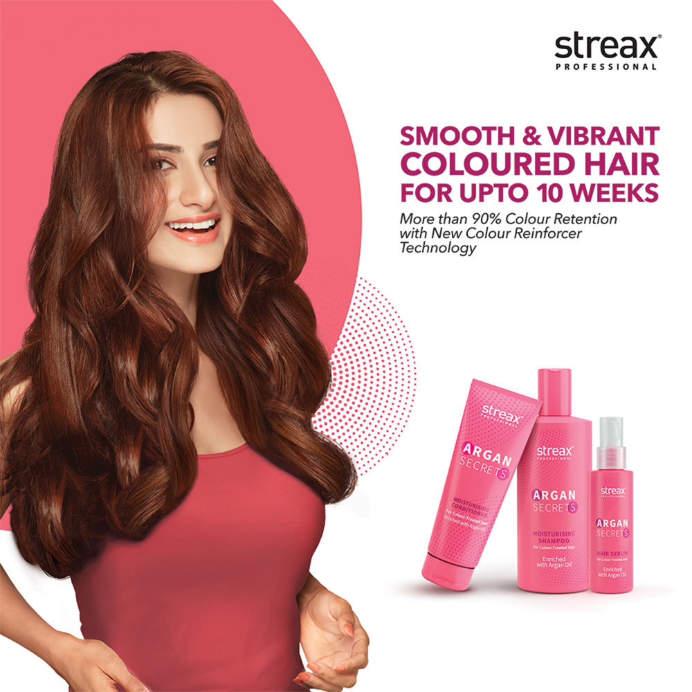 Streax Professional Argan Secrets Colour Protect Shampoo, Enriched With Argan Oil & UV Filter, 1.5 litres Buy at Indicrest Image 2