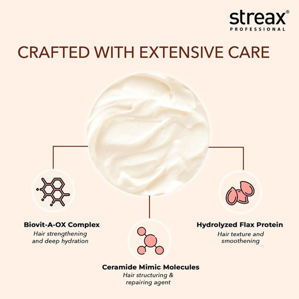 Streax Professional Vitariche Care Repair Max Hair Masque For Healthy Hair, 500g Buy at Indicrest Image 3
