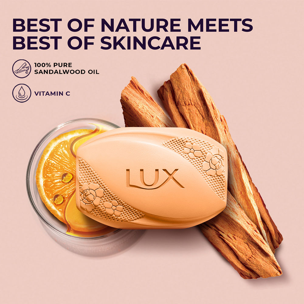 Lux Advanced Sandalwood With Vitamin C Bath Soap, 750g Buy at Indicrest Image 8