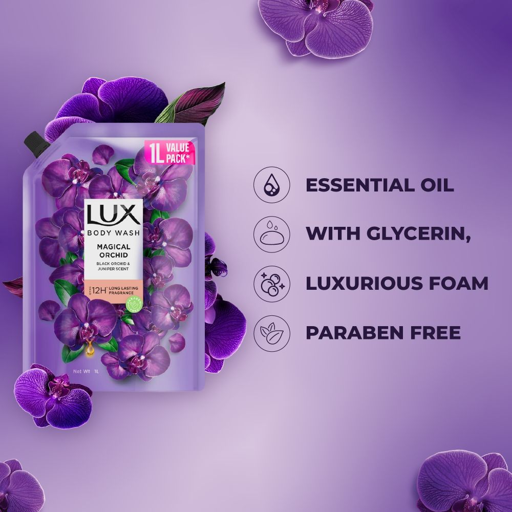Lux Frag Refill Body Wash, 1 Litre Buy at Indicrest Image 3