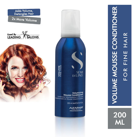 ALFAPARF MILANO Volumizing Mousse Conditioner, Adds Extra Volume, Sulfate & Paraben Free, 200ml, Buy from Indicrest