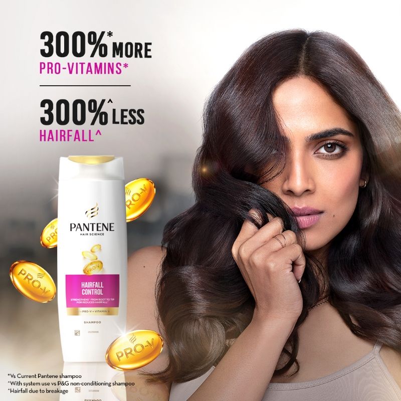 Pantene Advanced Hair Fall Solution Hair Fall Control Shampoo, 180ml Buy at Indicrest Image 7