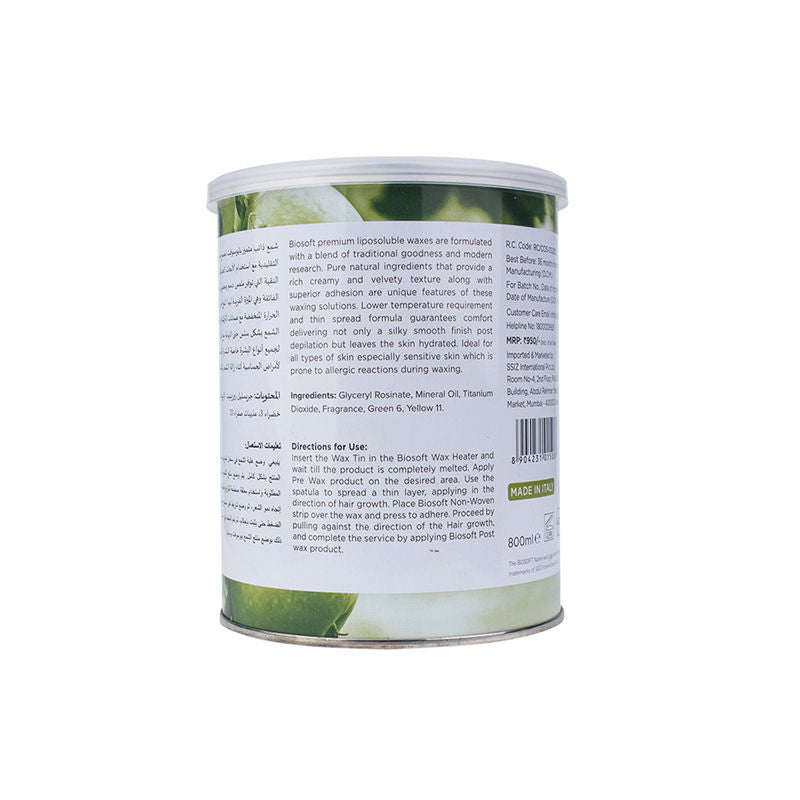 Biosoft Liposoluble Green Apple Cream Wax, 800g Buy at Indicrest Image 2