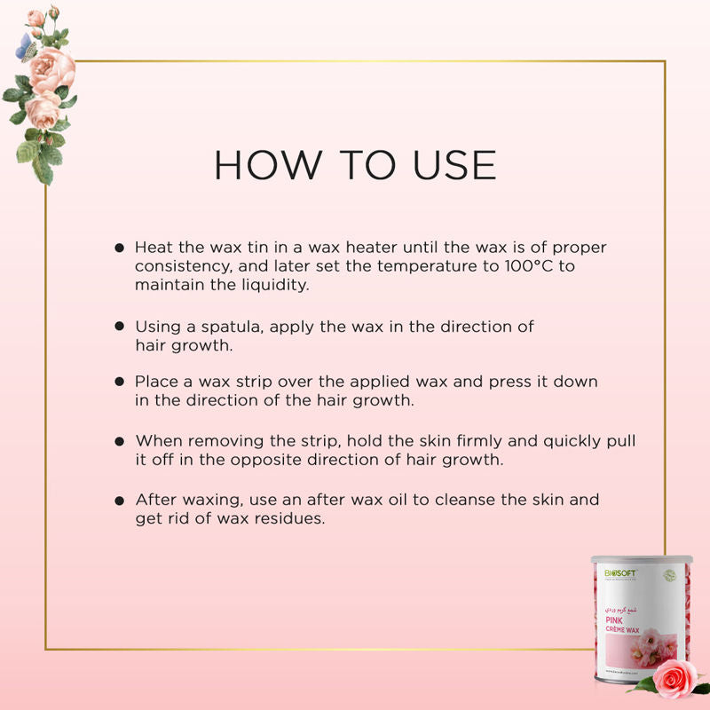 Biosoft Liposoluble Rose Titanium Wax, 800g Buy at Indicrest Image 5