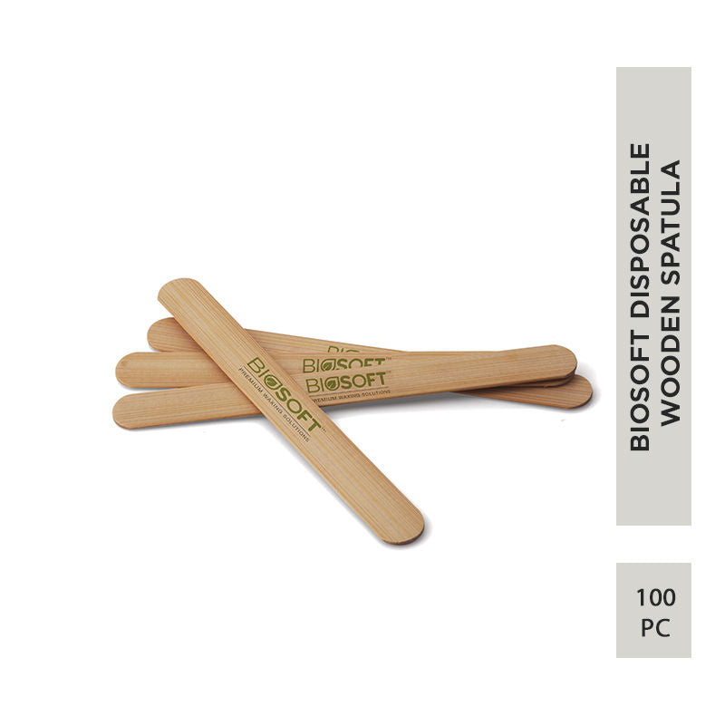 Biosoft Disposable Wooden Spatula, 100 Piece Buy at Indicrest