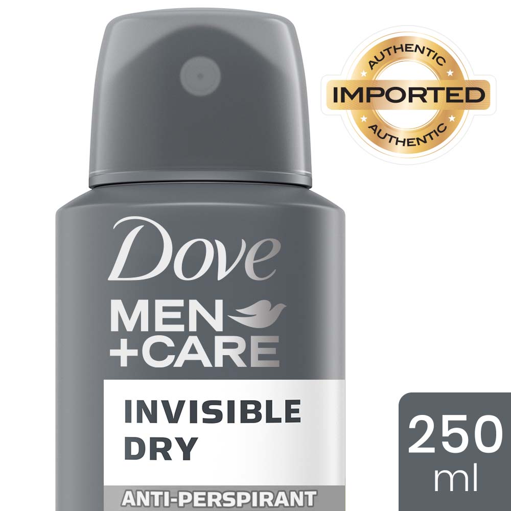 Dove Men + Care Invisible Dry Spray Antiperspirant Deodorant, 250ml Buy at Indicrest