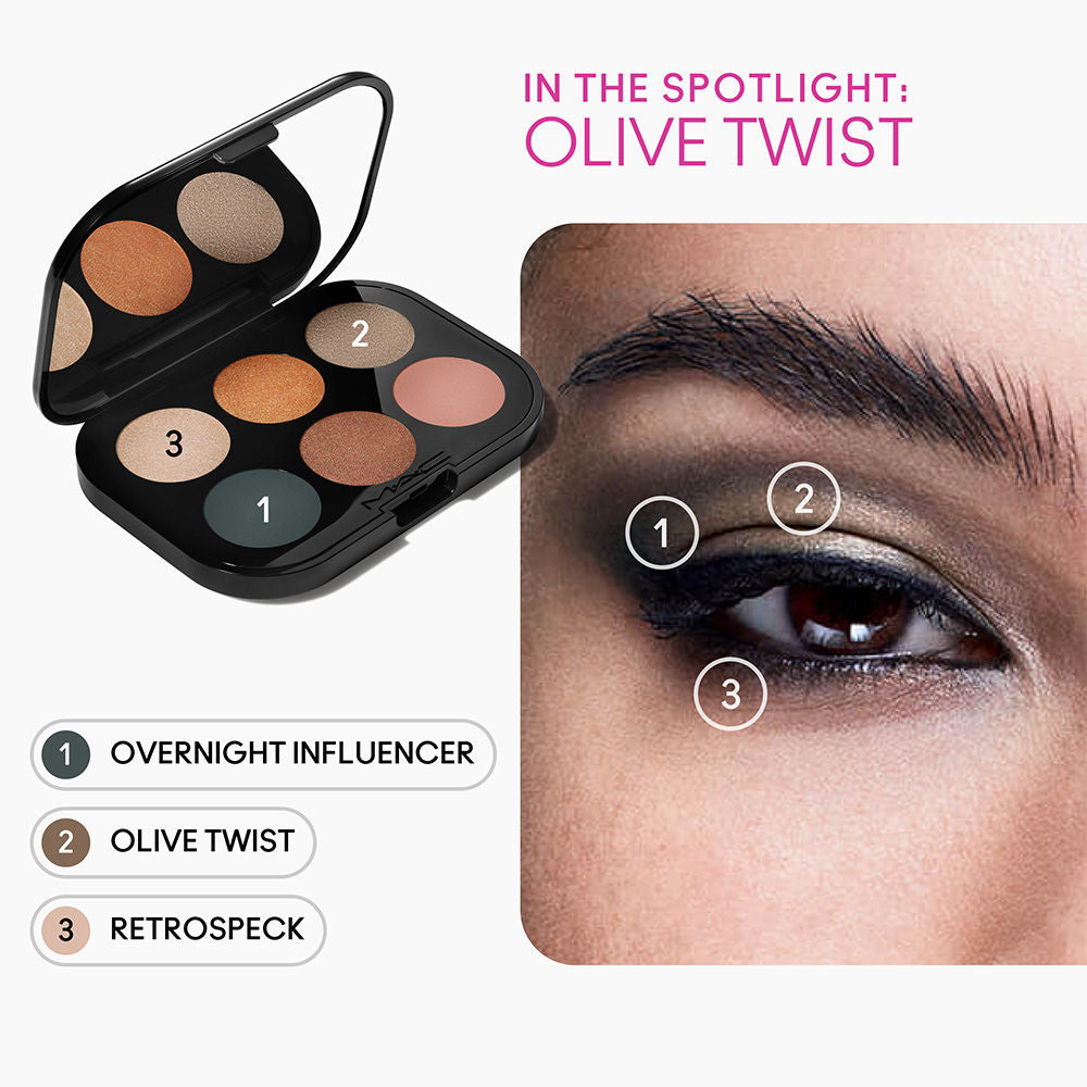 M.A.C Connect In Colour Eye Shadow Palette X6 - Bronze Influence, 6.25 g