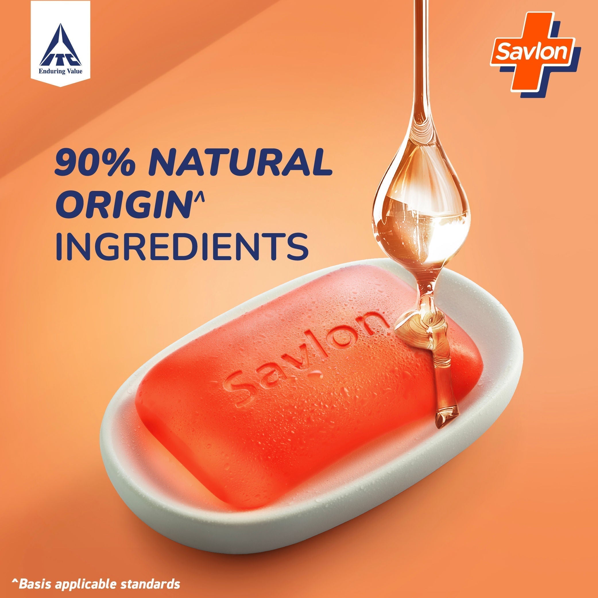 Savlon Moisturizing Glycerin Soap bar (Pack of 5) with Germ Protection, 120g Buy at Indicrest Image 3