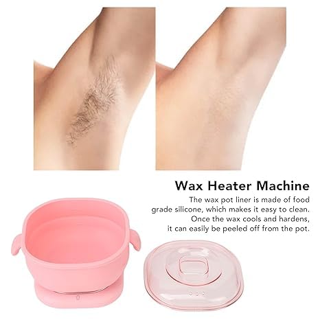 BIOSOFT Wax Heater with wax inside.