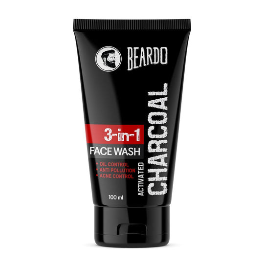 Beardo Activated Charcoal Face Wash 100ml Tube Buy at Indicrest