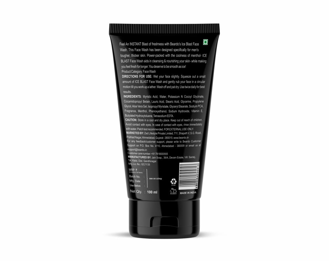 Beardo Ice Blast Facewash Suitable for All Skin Types