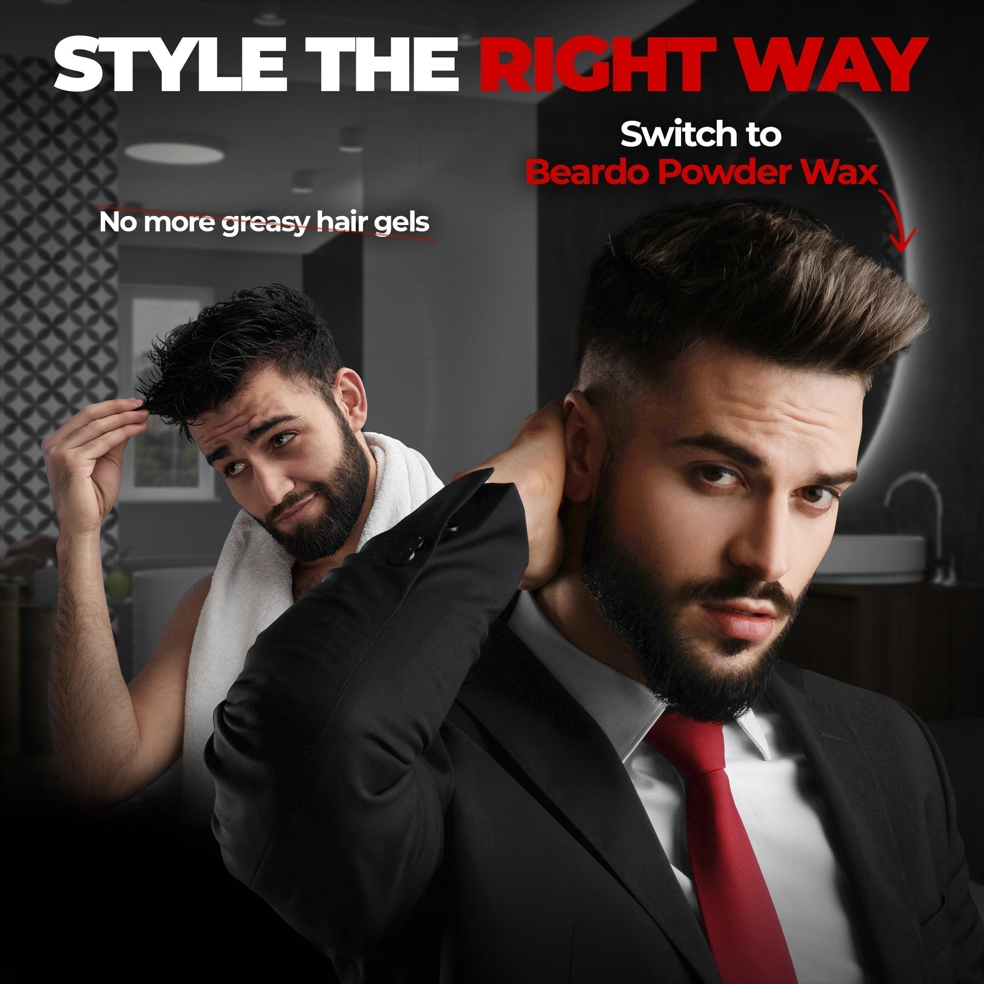 Beardo Powder Wax – Travel-Friendly Size