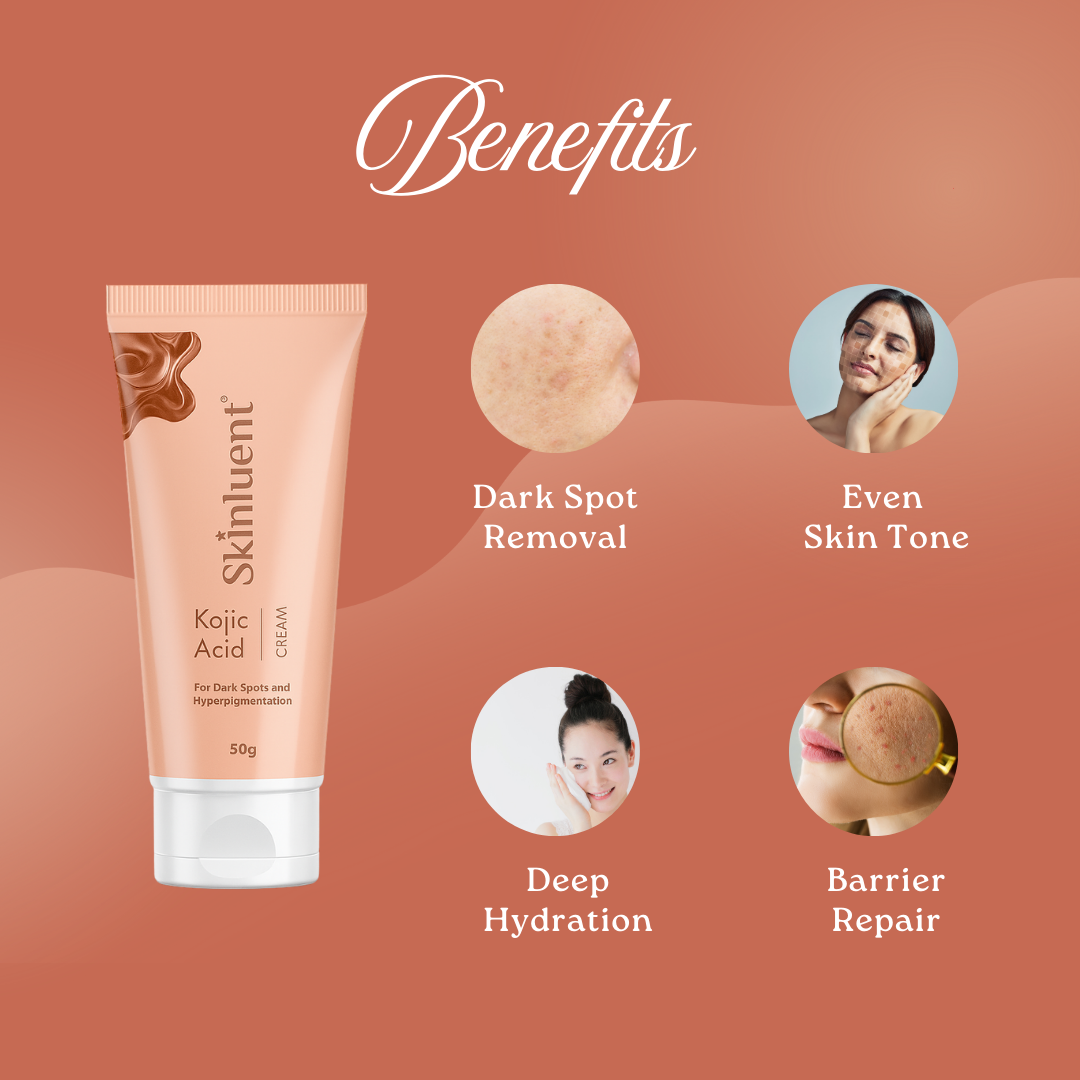 Buy Skinluent Kojic Acid Cream – Dermatologically Tested | Indicrest