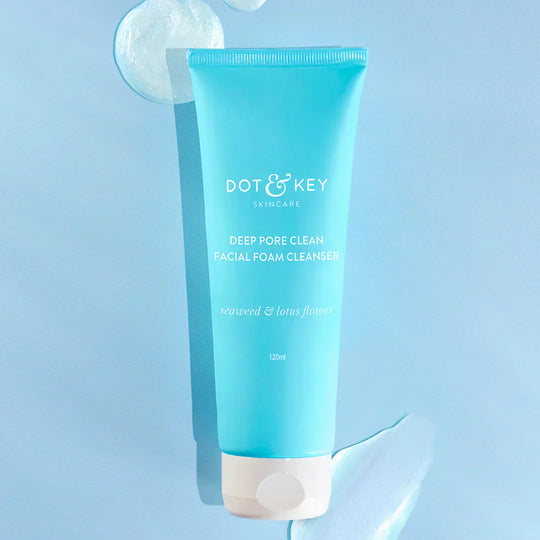 Dot & Key Deep Pore Clean Milky Foamy Cleanser, 100ml - Indicrest Buy at Indicrest