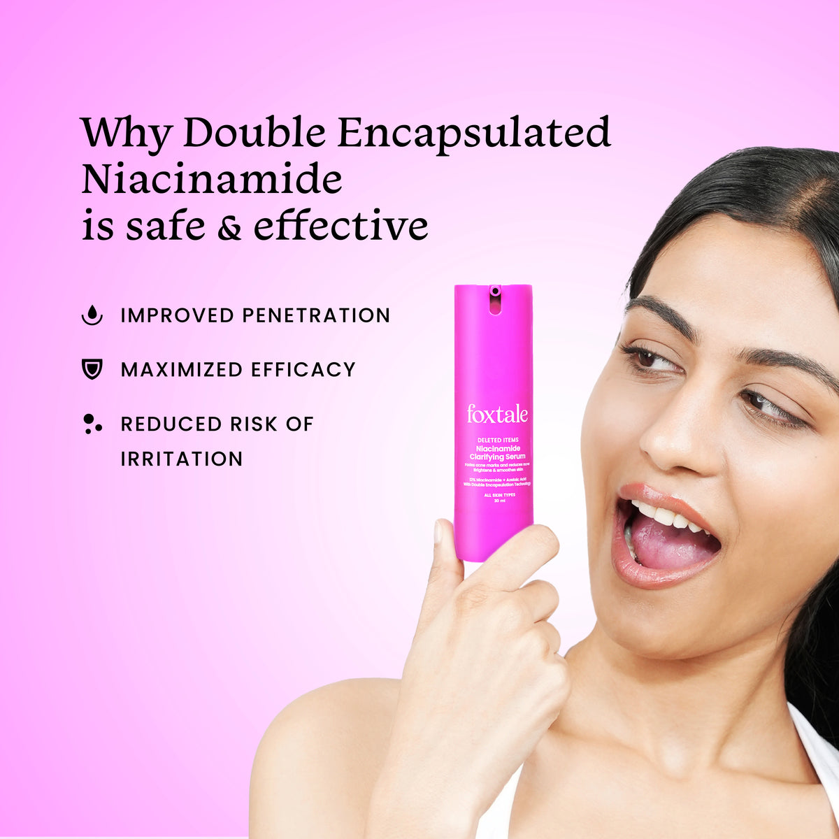 Foxtale 12% Niacinamide Clarifying Serum, 30ml5