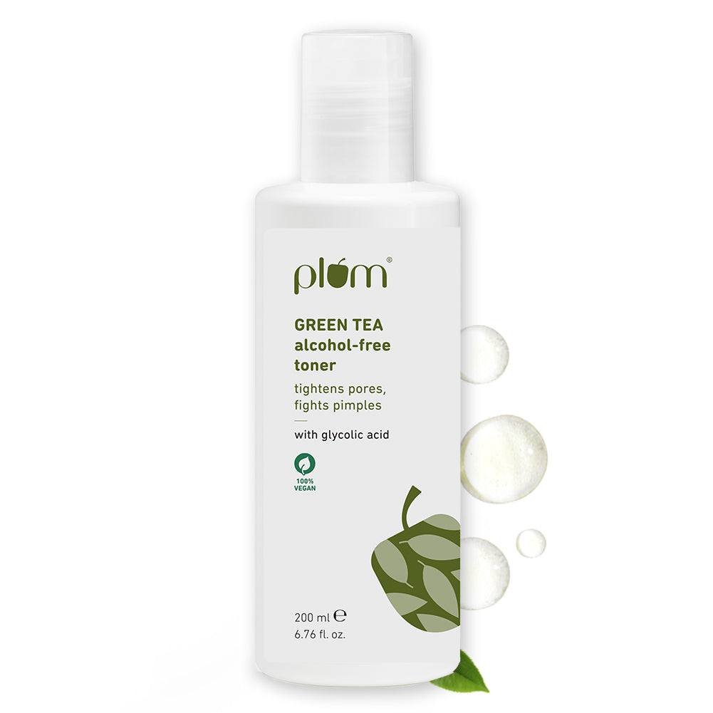 Plum Green Tea Alcohol-Free, Pore Tightening Face Toner | Tightens Pores | Non-Comedogenic | Dermat-Tested, 200ml Buy at Indicrest