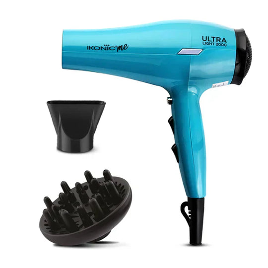 Ikonic Me Ultralight 2000 Hairdryer - Teal - Indicrest Buy at Indicrest