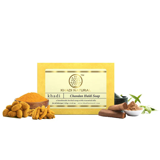 Khadi Chandan Haldi Soap 125g - Indicrest Buy at Indicrest
