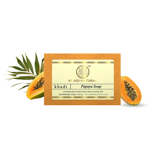 Khadi Papaya Soap 125g - Indicrest Buy at Indicrest