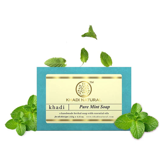 Khadi Pure Mint Soap 125g - Indicrest Buy at Indicrest