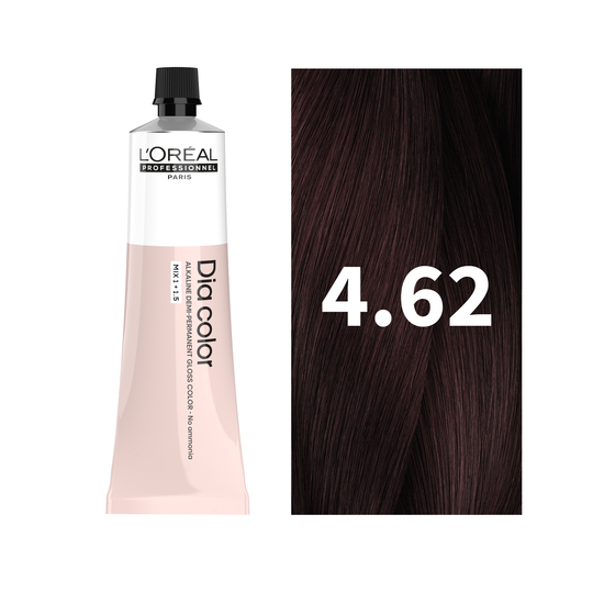 L'Oreal Professionnel Paris Dia Color 4.62 Hair Color, 60ml Buy at Indicrest