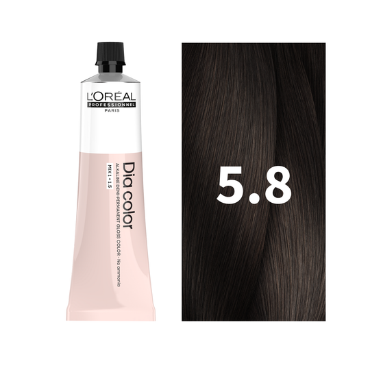 L'Oreal Professionnel Paris Dia Color 5.8 Hair Color, 60ml Buy at Indicrest