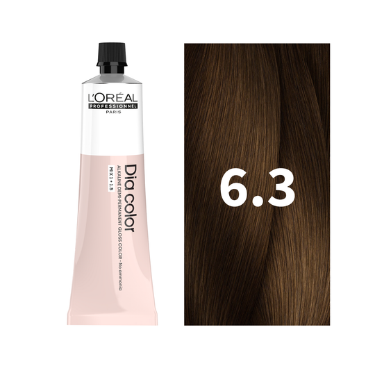 L'Oreal Professionnel Paris Dia Color 6.3 Hair Color, 60ml Buy at Indicrest