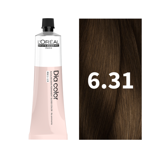 L'Oreal Professionnel Paris Dia Color 6.31 Hair Color, 60ml Buy at Indicrest
