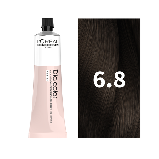 L'Oreal Professionnel Paris Dia Color 6.8 Hair Color, 60ml Buy at Indicrest