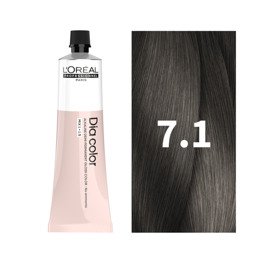 L'Oreal Professionnel Paris Dia Color 7.1 Hair Color, 60ml Buy at Indicrest