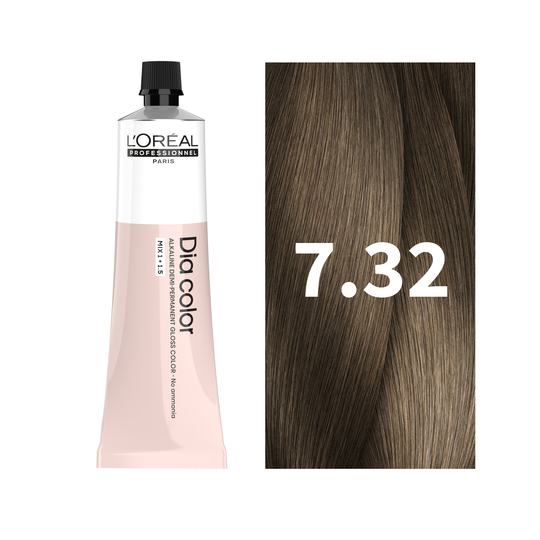 L'Oreal Professionnel Paris Dia Color 7.32 Hair Color, 60ml Buy at Indicrest