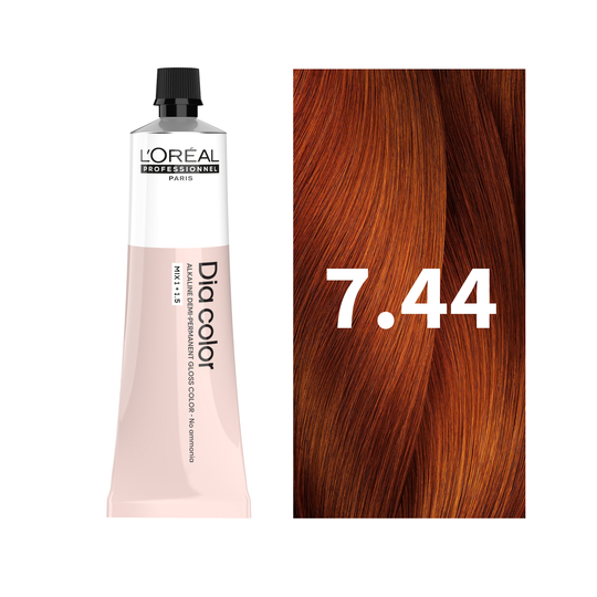 L'Oreal Professionnel Paris Dia Color 7.44 Hair Color, 60ml Buy at Indicrest