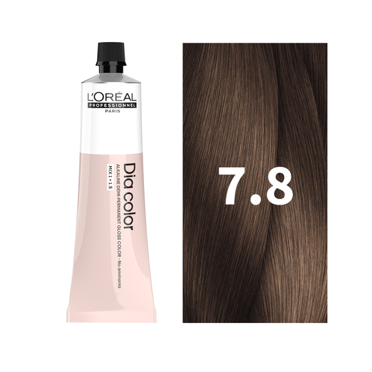 L'Oreal Professionnel Paris Dia Color 7.8 Hair Color, 60ml Buy at Indicrest